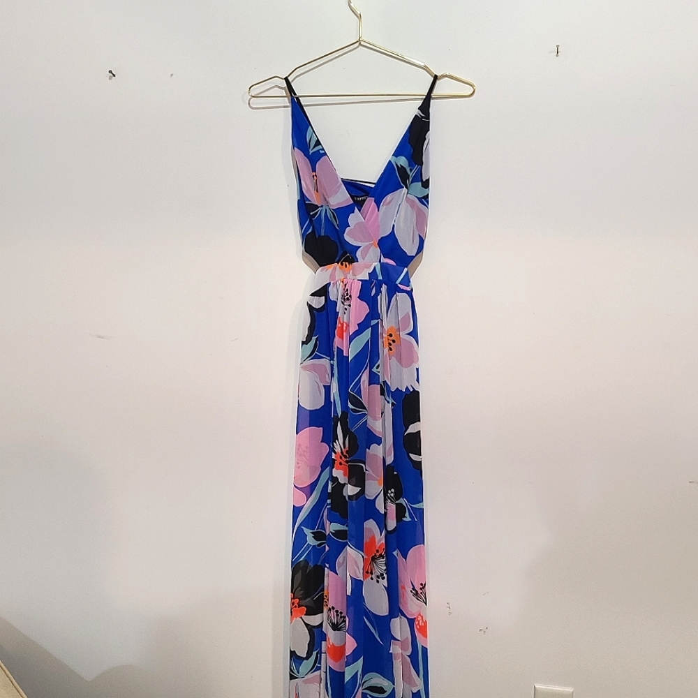 EXPRESS summer maxi dress with cutouts